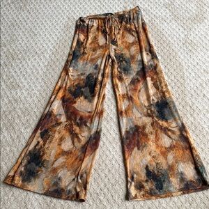 Zara Multicolor Textured Pants